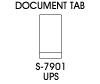 S-7901, S7901 Document Tab Roll Label